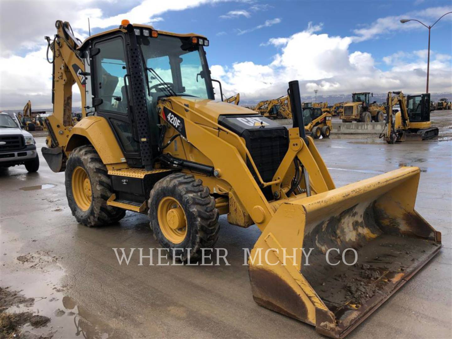 2017 Caterpillar 420F2 E Tractor Loader Backhoe