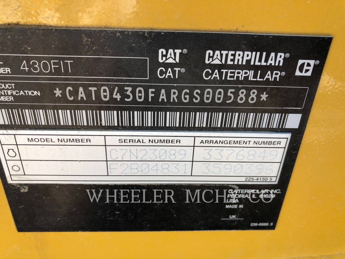 2014 Caterpillar 430F IT E Tractor Loader Backhoe