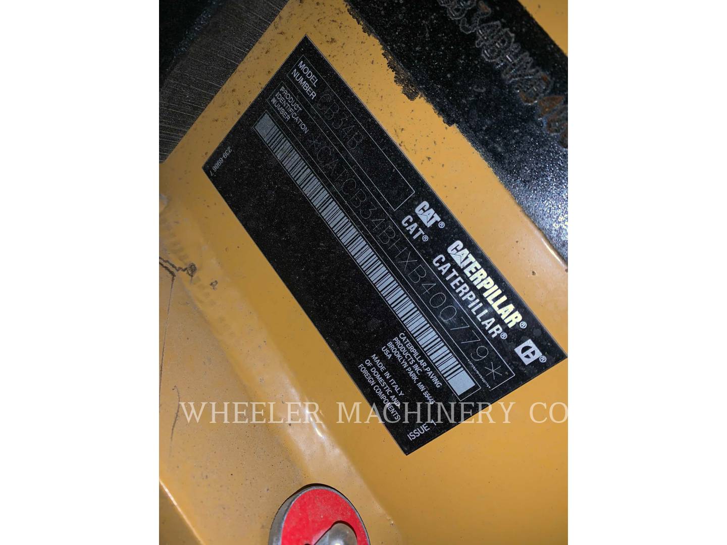 2019 Caterpillar CB34B CN Vibratory Double