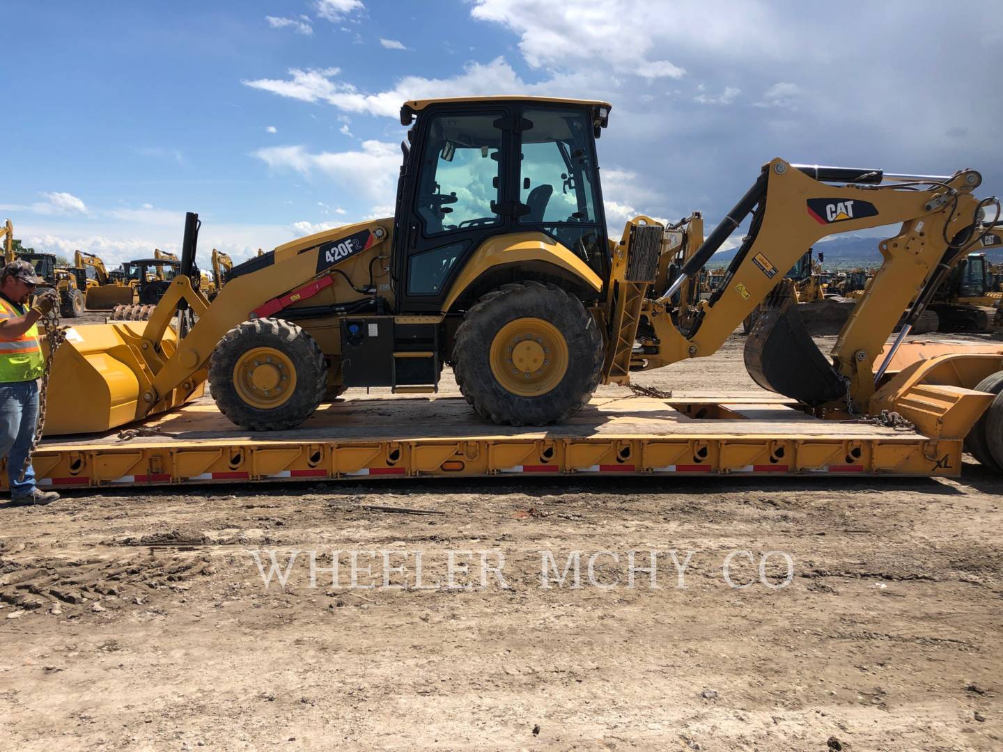 2018 Caterpillar 420F2 E Tractor Loader Backhoe