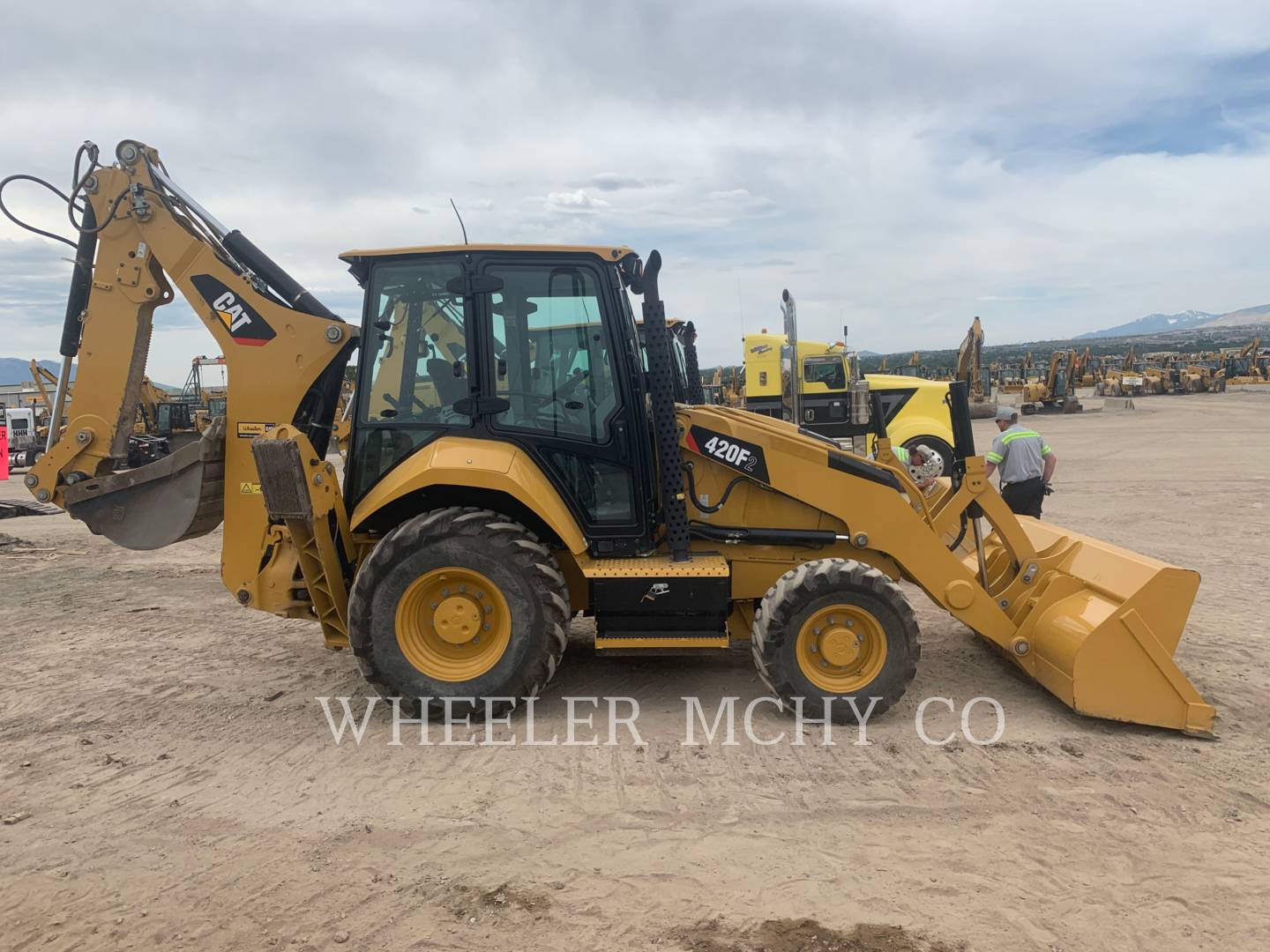 2018 Caterpillar 420F2 E Tractor Loader Backhoe