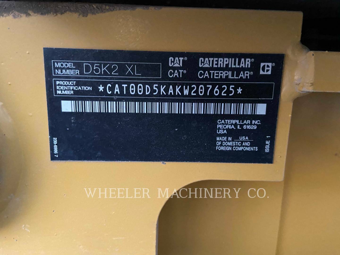 2019 Caterpillar D5K2 XL AR Dozer