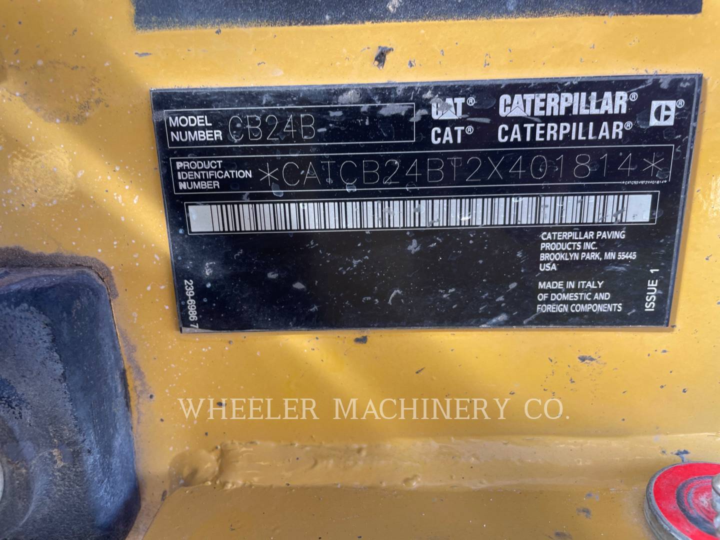 2019 Caterpillar CB24B Vibratory Double