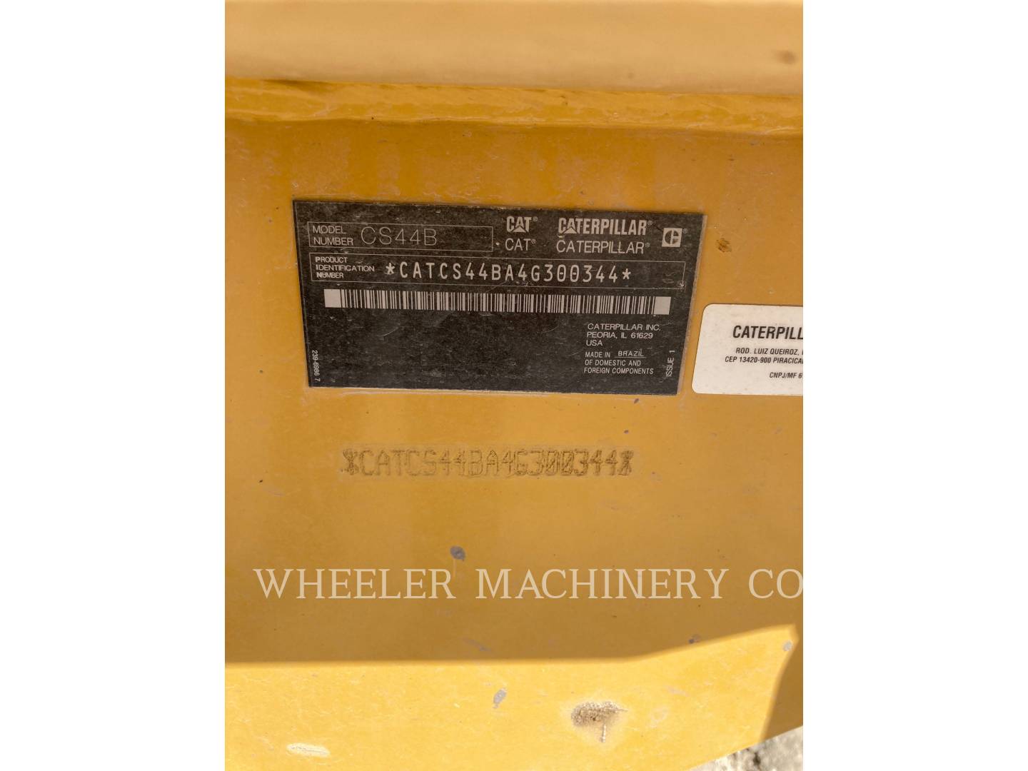 2019 Caterpillar CS44B Vibratory Single