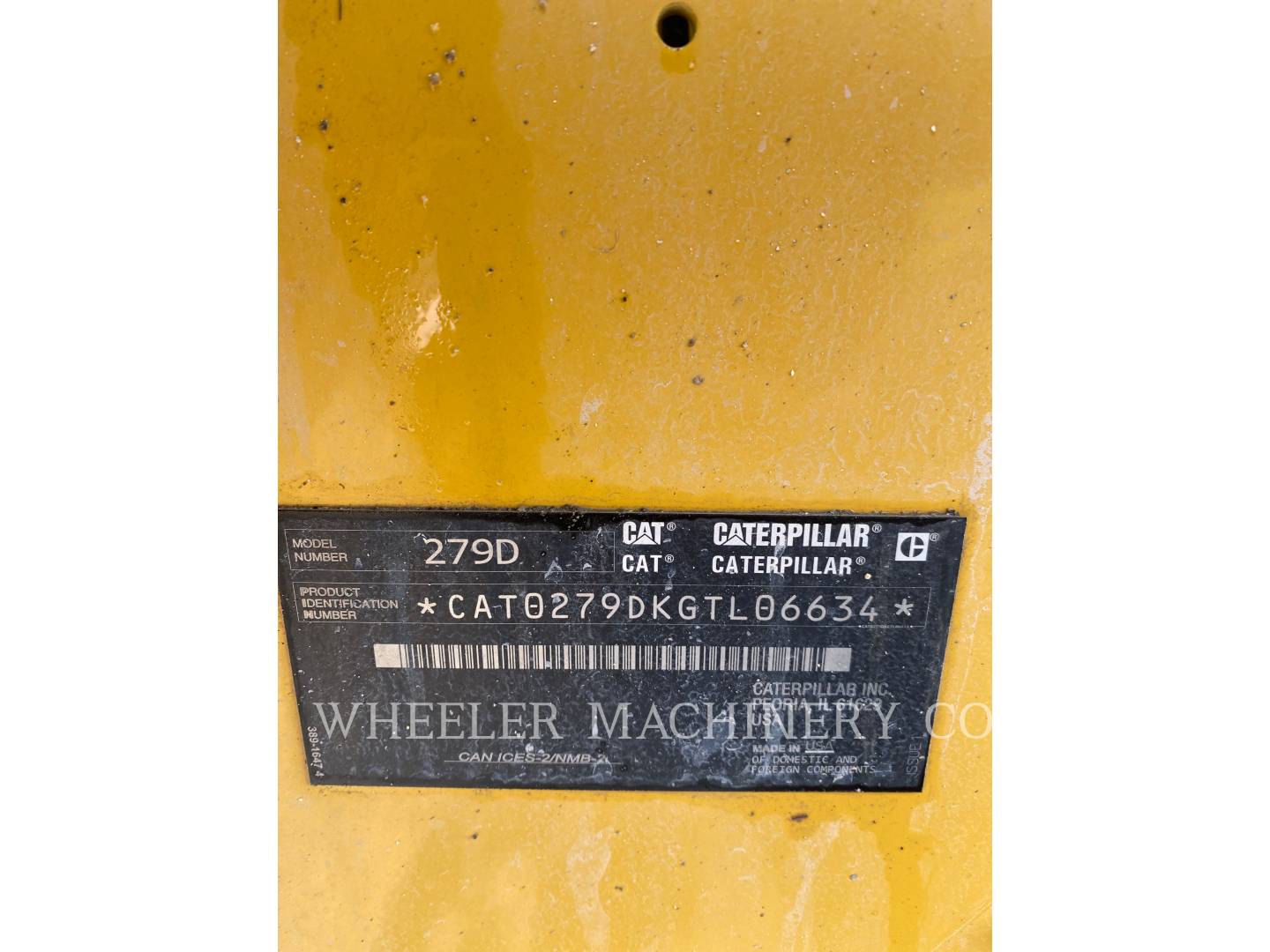 2019 Caterpillar 279D C3 HF Compact Track Loader