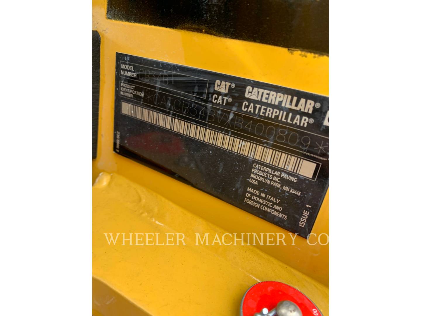 2019 Caterpillar CB34B Vibratory Double