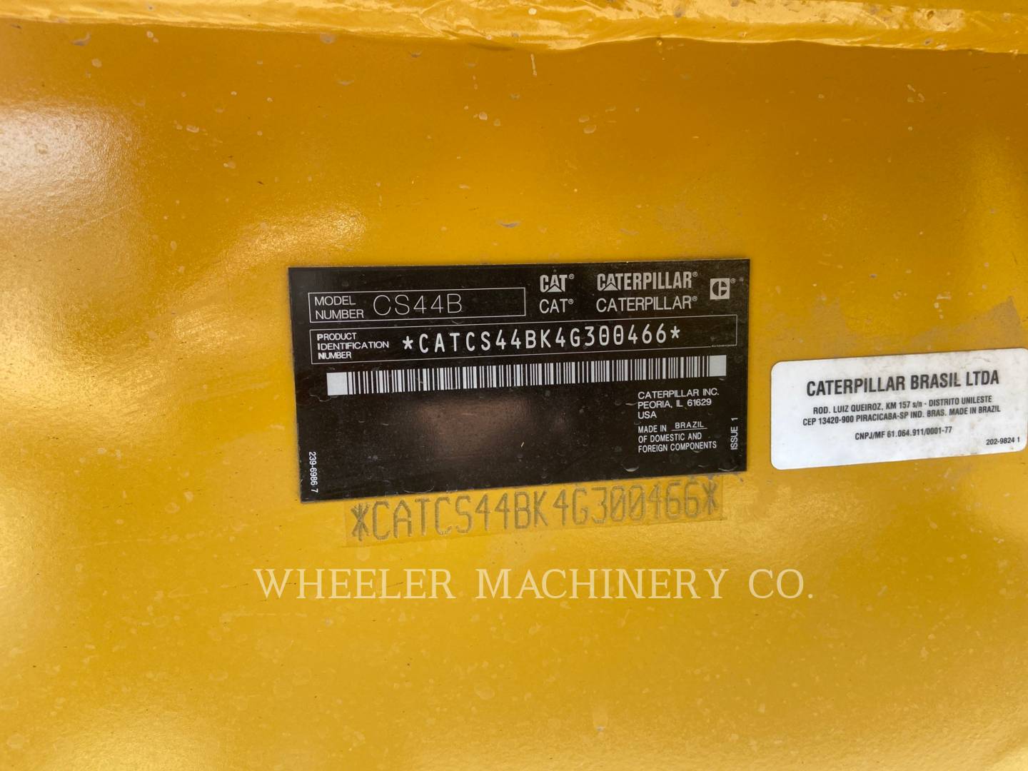 2020 Caterpillar CS44B Vibratory Single