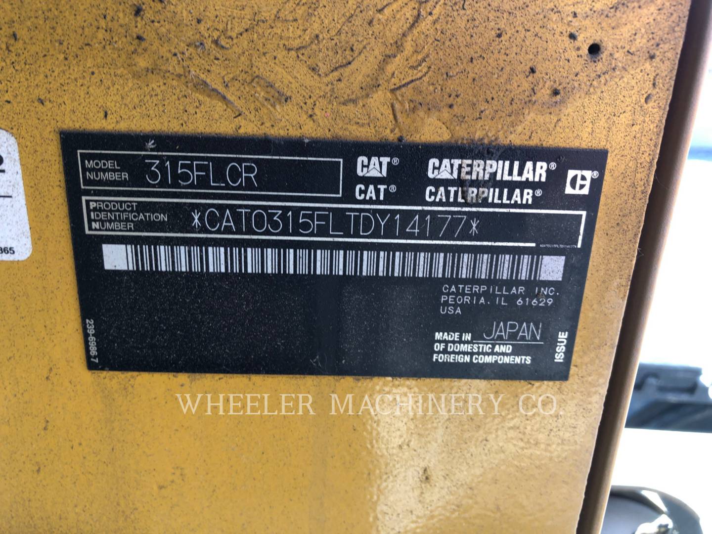 2020 Caterpillar 315F CR CF Excavator