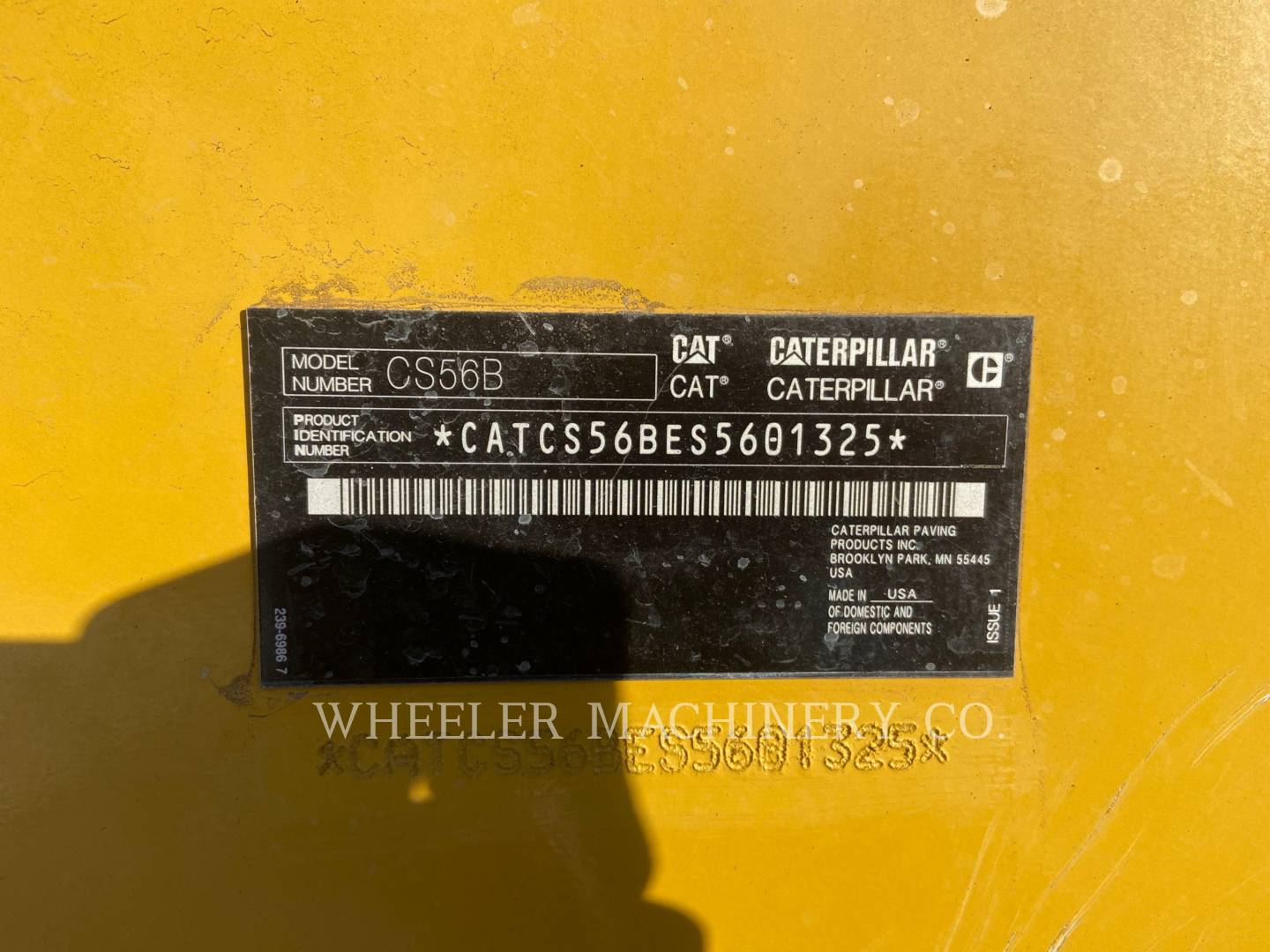 2020 Caterpillar CS56B Vibratory Single