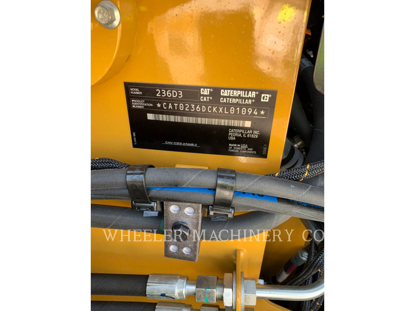 2020 Caterpillar 236D3 C3H2 Skid Steer Loader