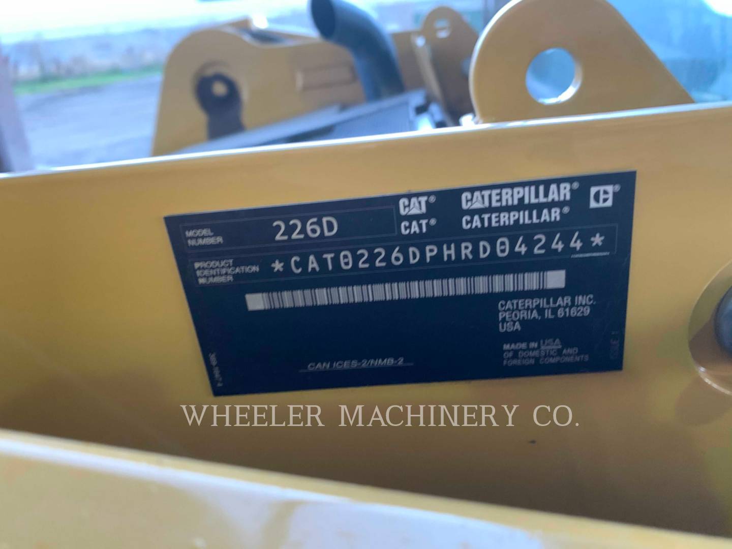 2019 Caterpillar 226D C3-H2 Skid Steer Loader