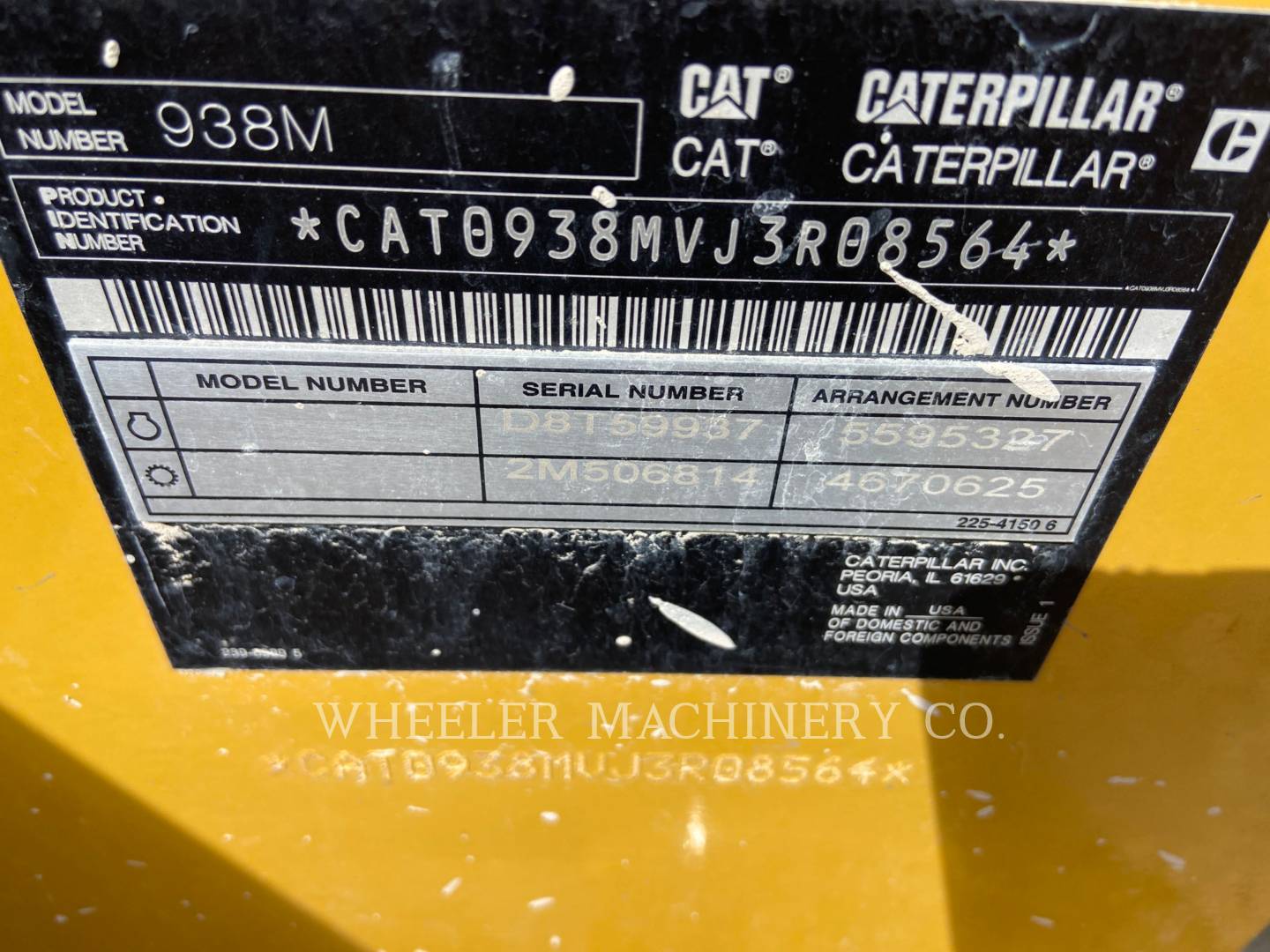 2020 Caterpillar 938M QC Wheel Loader