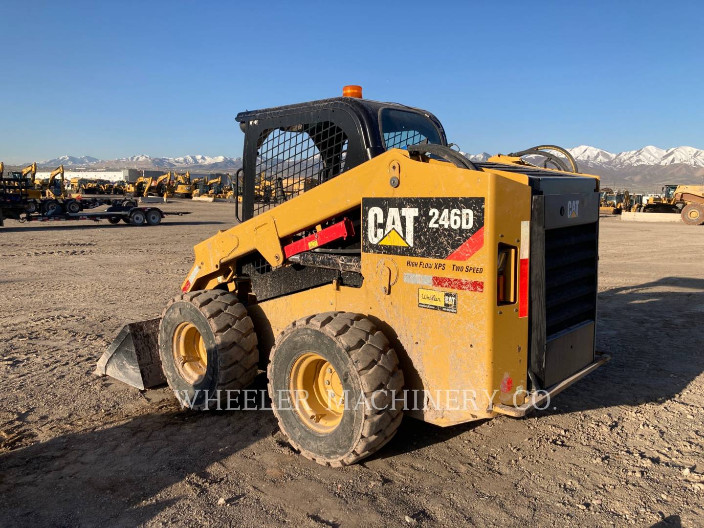 2017 Caterpillar 246D C1-HF Skid Steer Loader