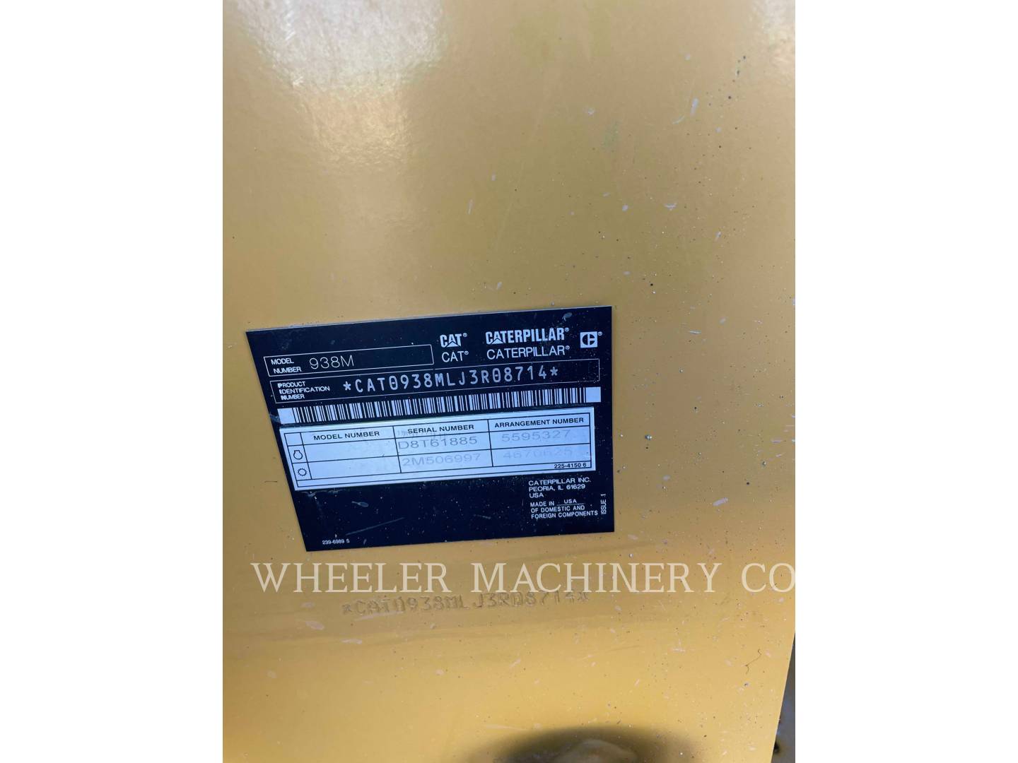 2020 Caterpillar 938M QC 3V Wheel Loader