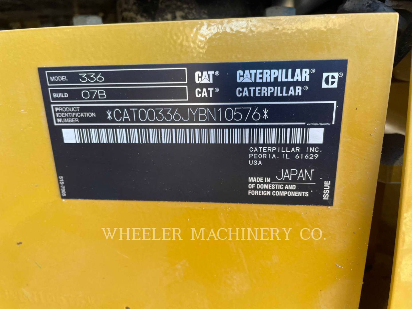 2020 Caterpillar 336 Excavator