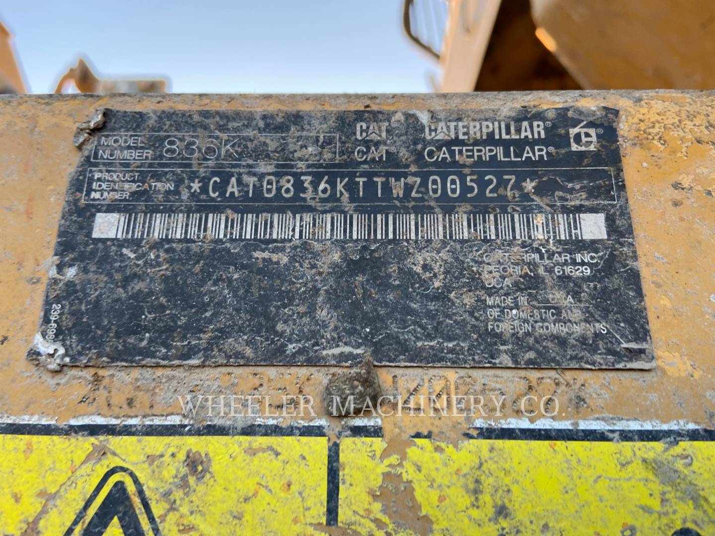 2015 Caterpillar 836K Compactor