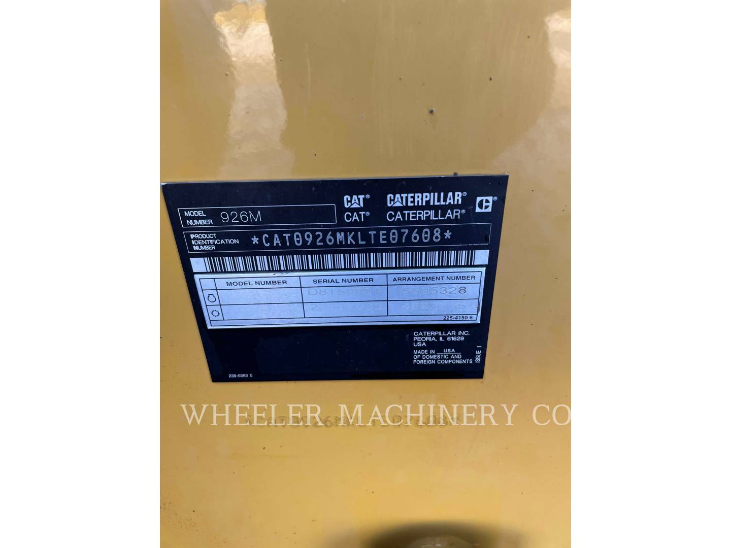 2019 Caterpillar 926M HL QC Wheel Loader