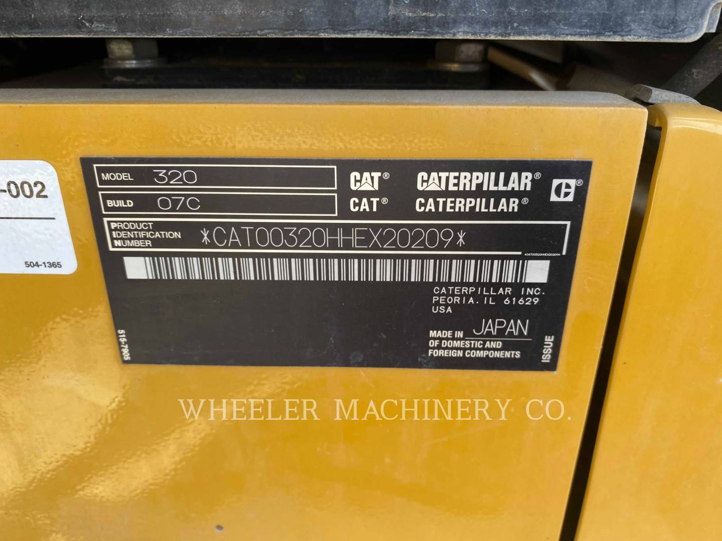 2020 Caterpillar 320 Excavator