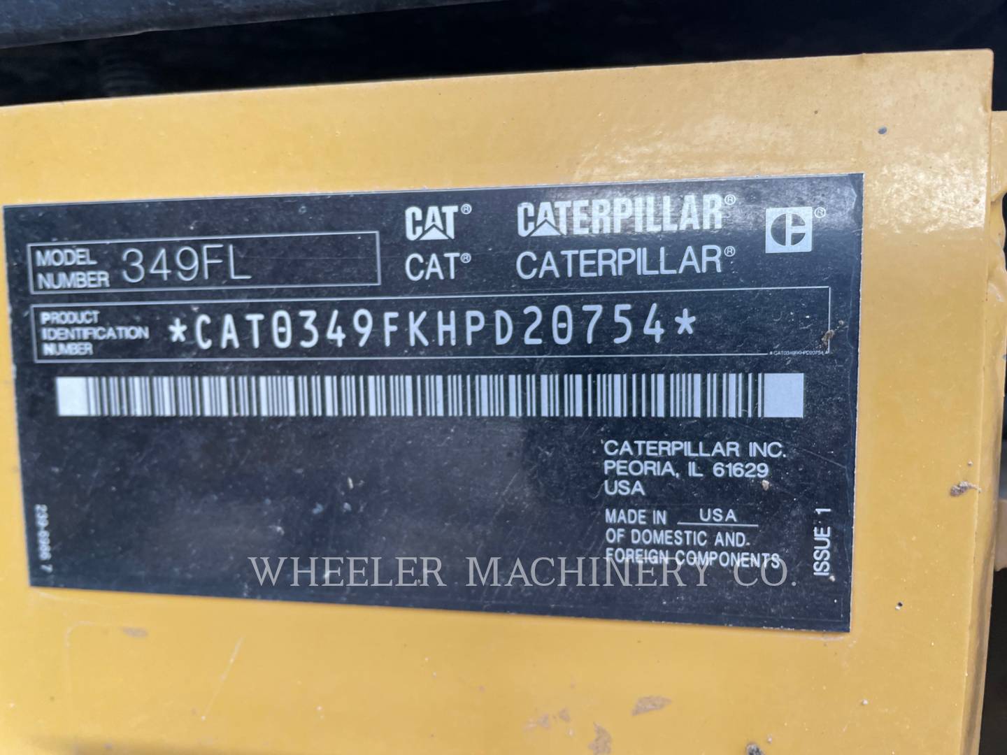 2019 Caterpillar 349F L TH Excavator