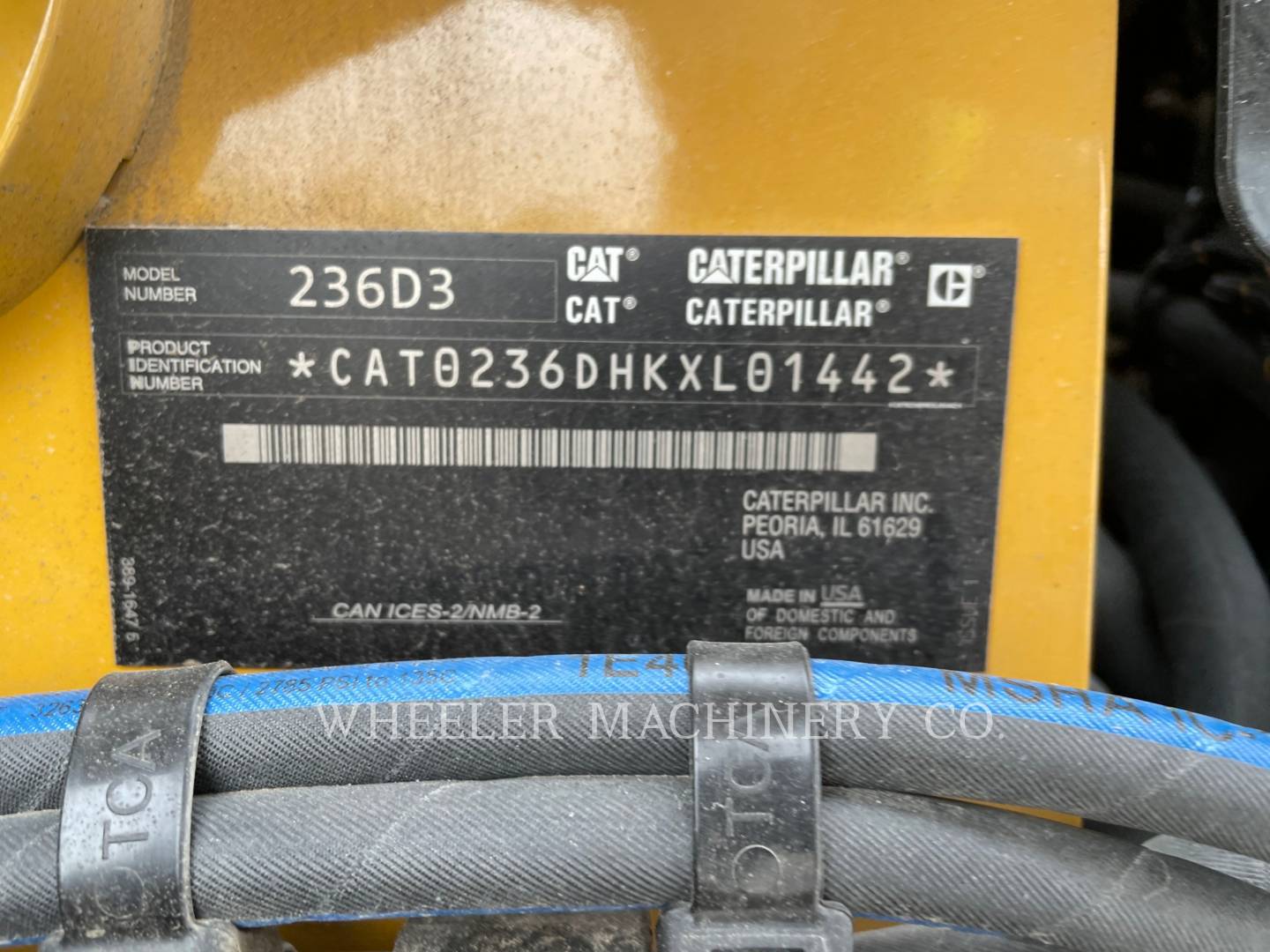 2021 Caterpillar 236D3 C3H2 Skid Steer Loader