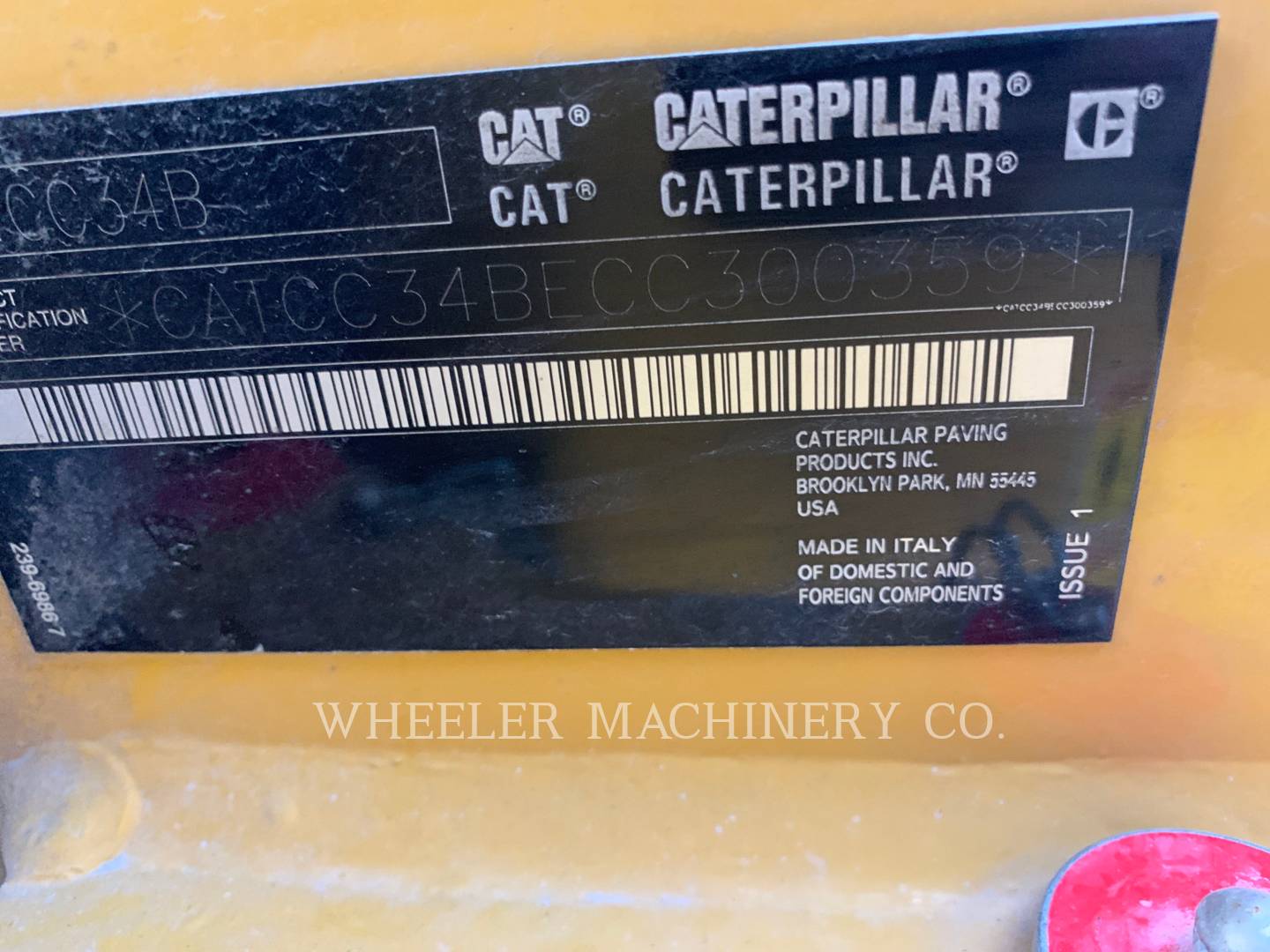 2021 Caterpillar CC34B CN Roller