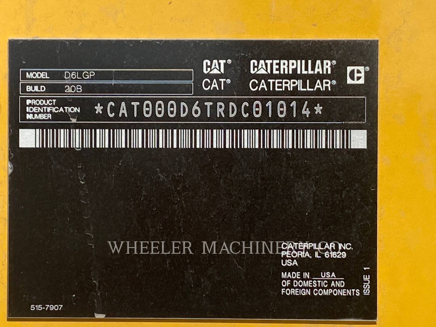 2021 Caterpillar D6 LGP PAT Dozer