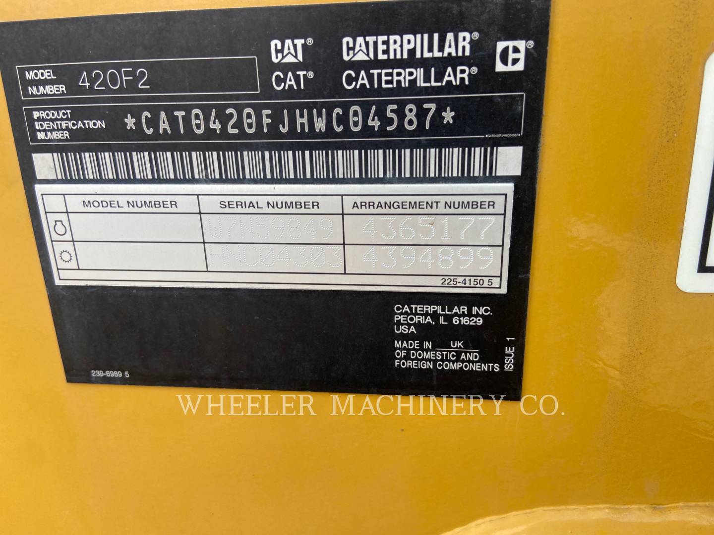 2019 Caterpillar 420F2 E Tractor Loader Backhoe