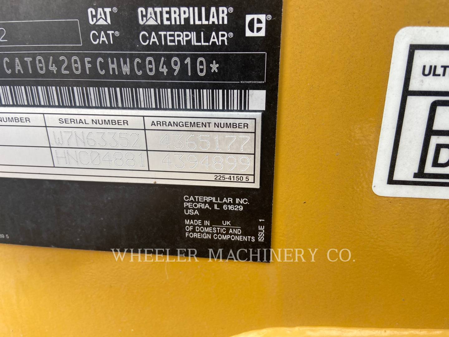 2019 Caterpillar 420F2 E Tractor Loader Backhoe