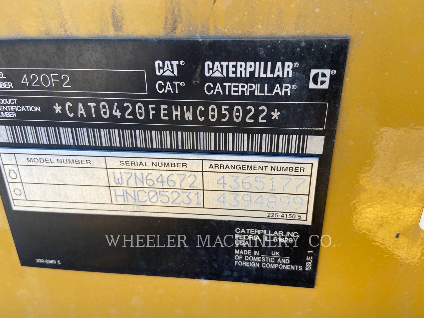 2019 Caterpillar 420F2 E Tractor Loader Backhoe