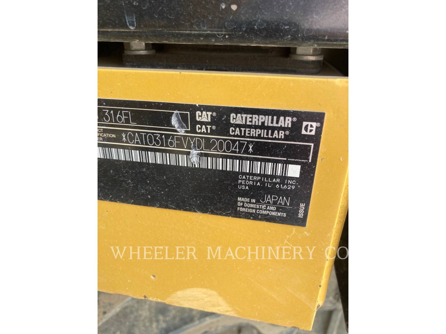 2018 Caterpillar 316F L Excavator