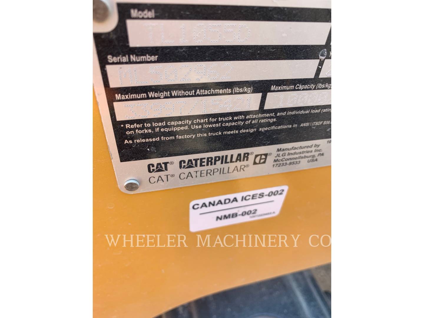 2021 Caterpillar TL1055D CB TeleHandler