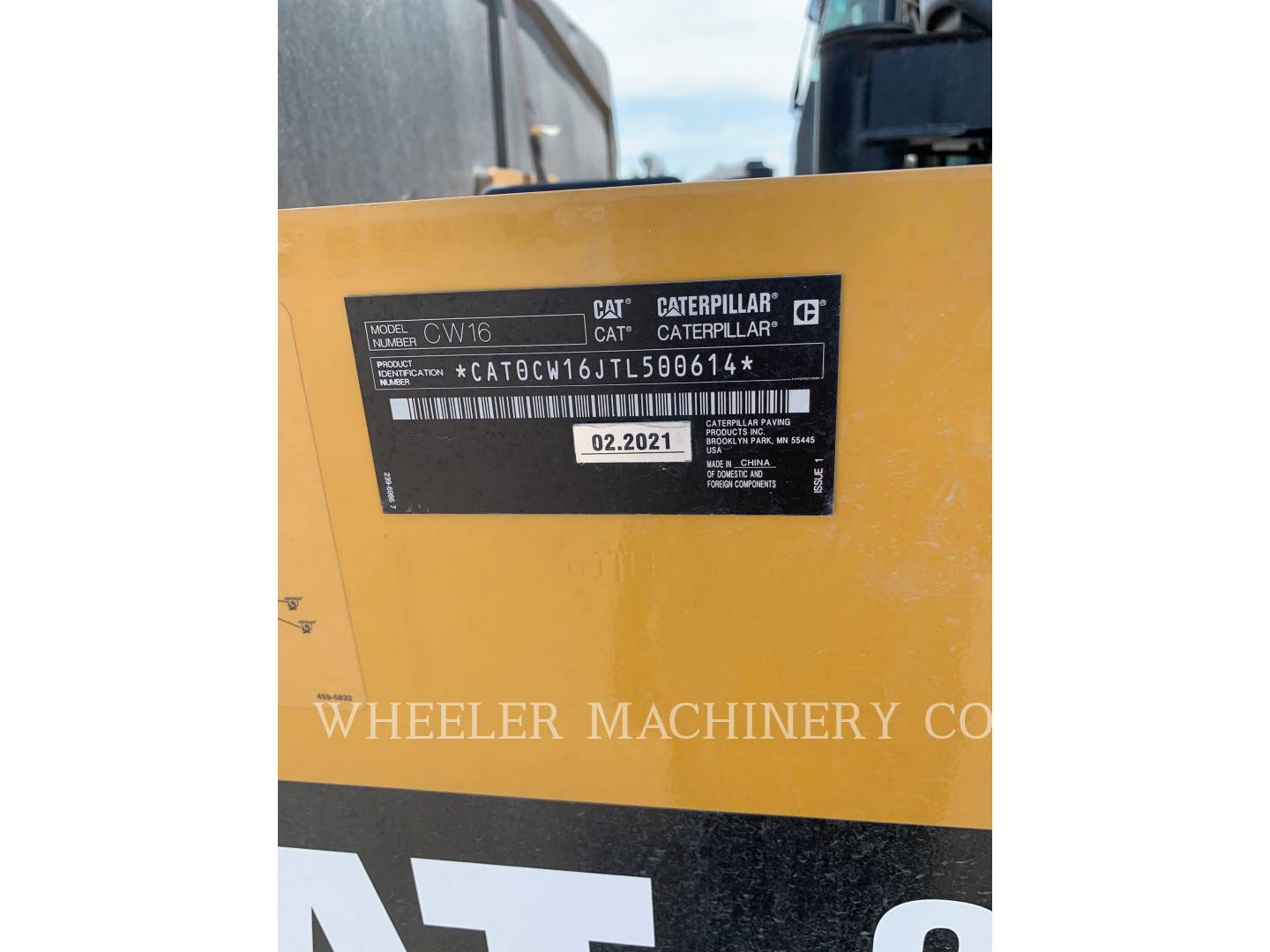 2021 Caterpillar CW16 Compactor