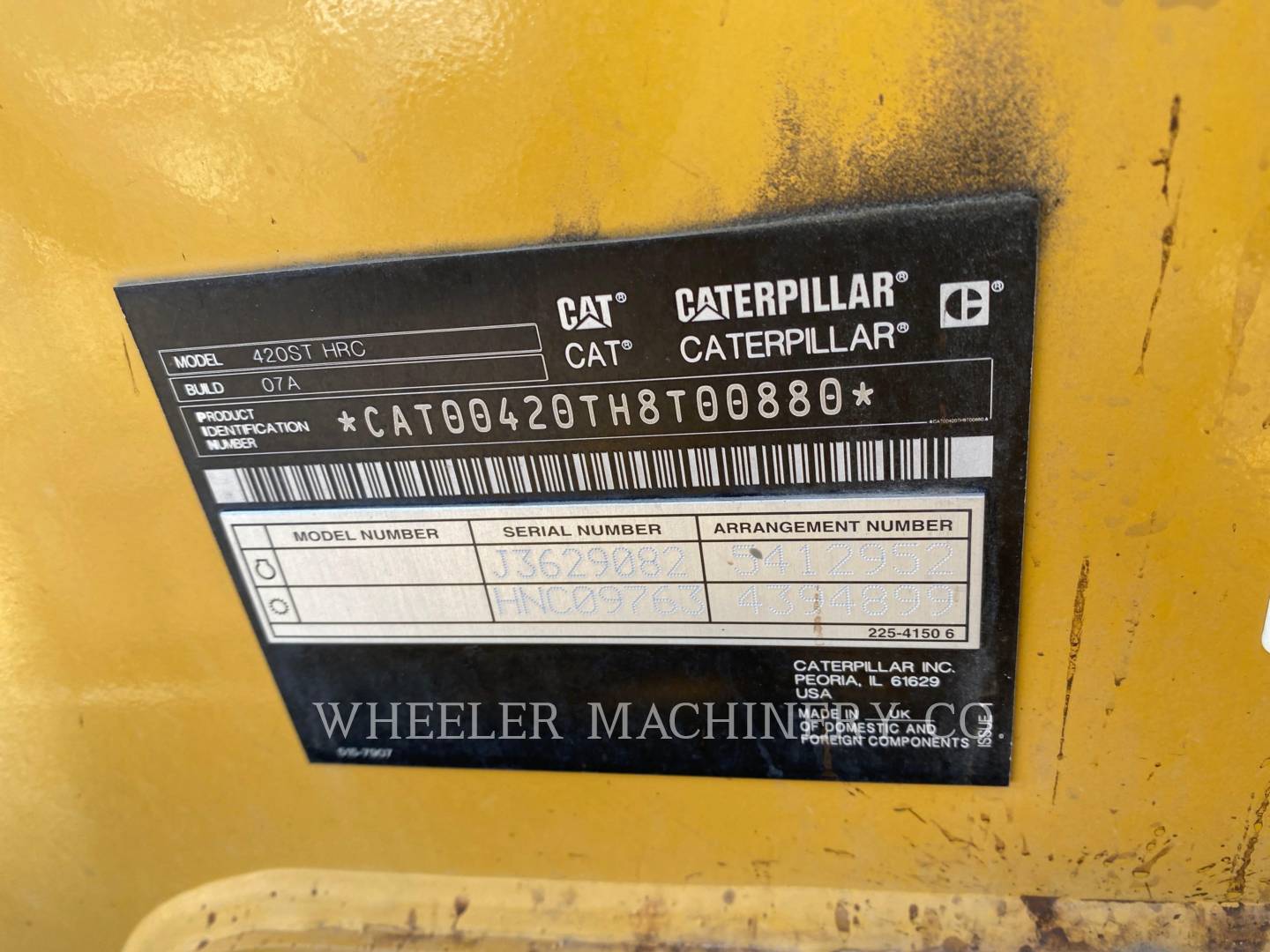 2021 Caterpillar 420 E Tractor Loader Backhoe