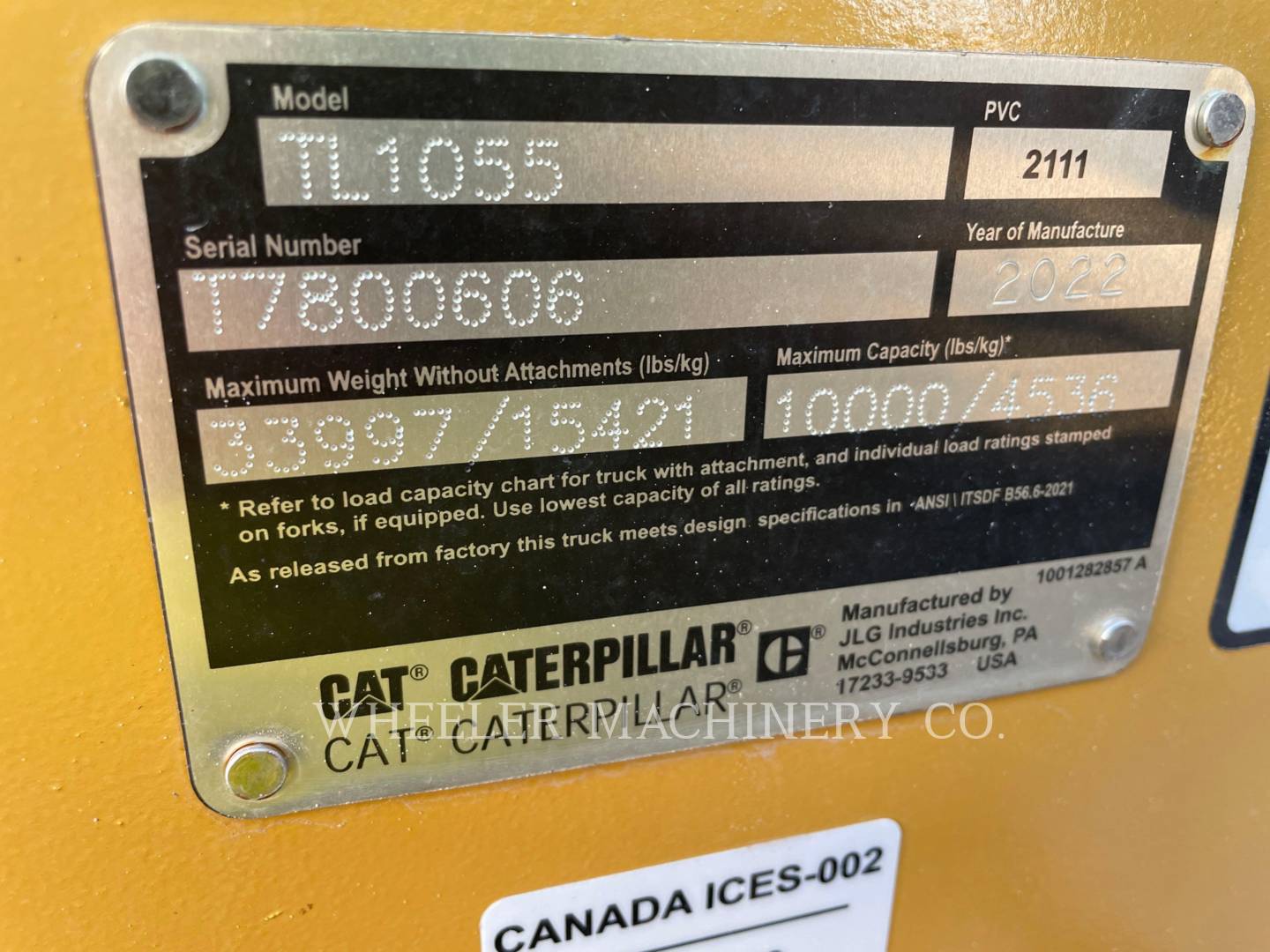 2022 Caterpillar TL1055-05 TeleHandler