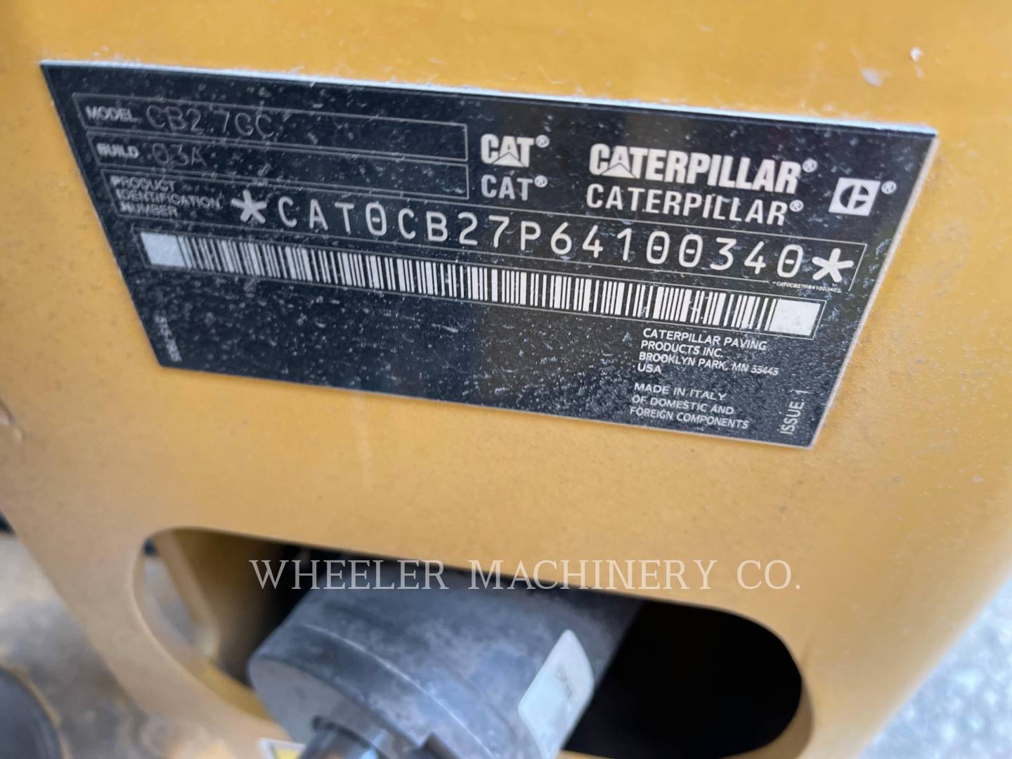 2022 Caterpillar CB2.7 GC Vibratory Double