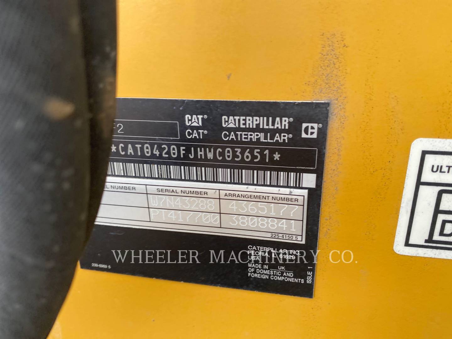 2018 Caterpillar 420F2 E Tractor Loader Backhoe