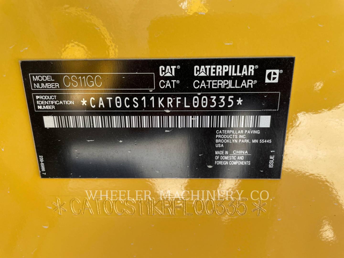 2022 Caterpillar CS11 GC Vibratory Single