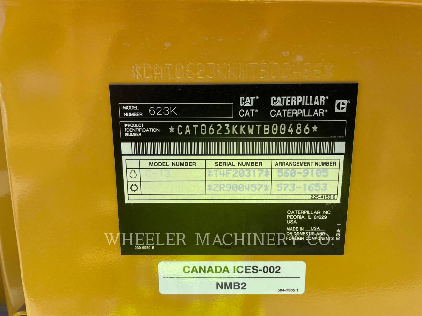 2022 Caterpillar 623K Wheel Tractor