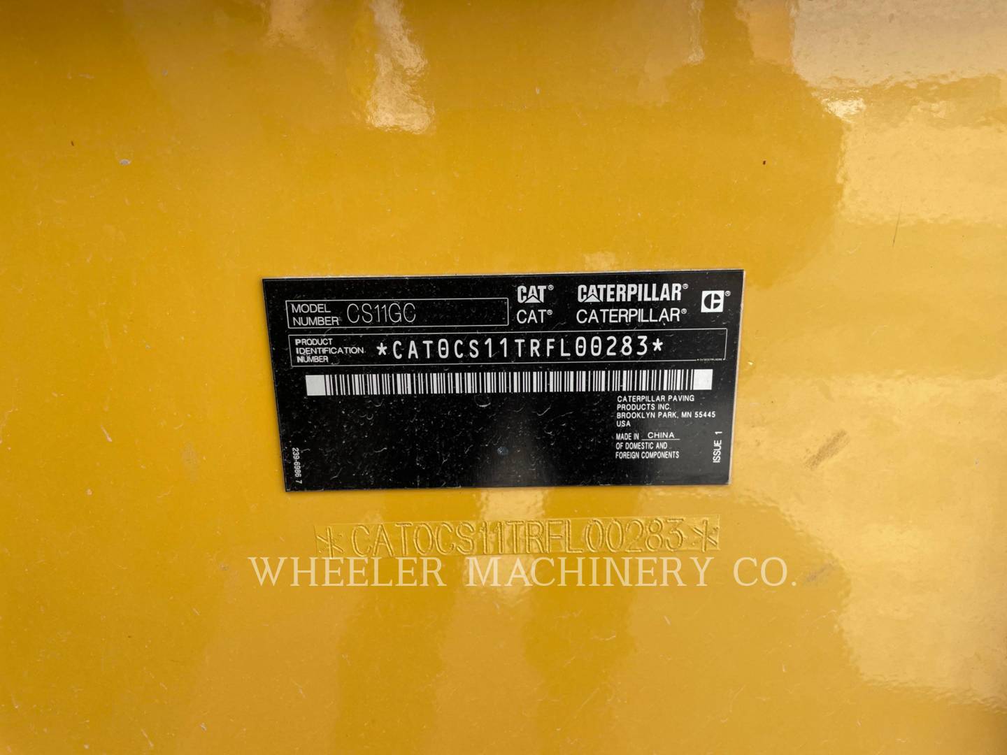 2022 Caterpillar CS11 GC Vibratory Single