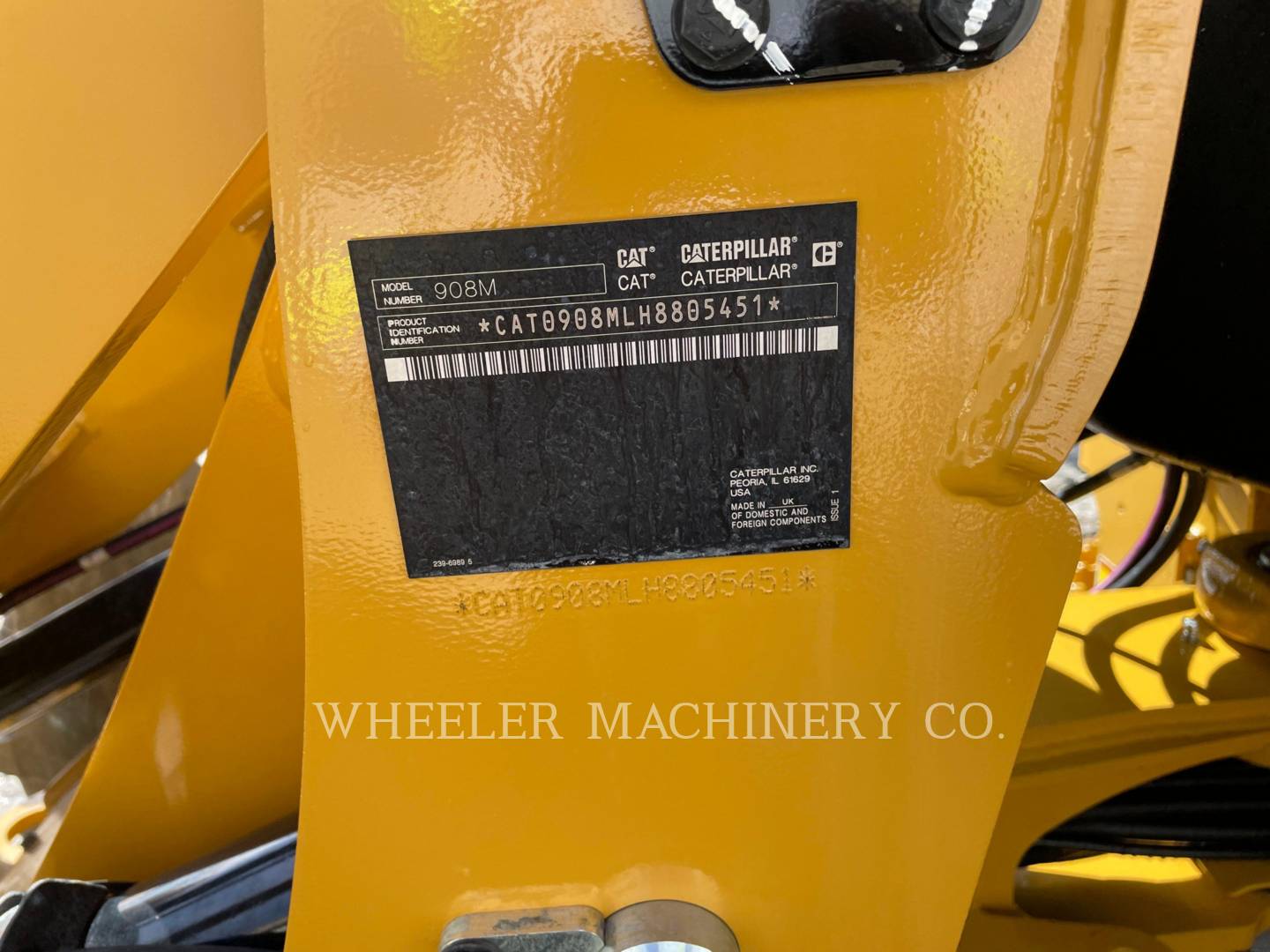 2022 Caterpillar 908M Wheel Loader