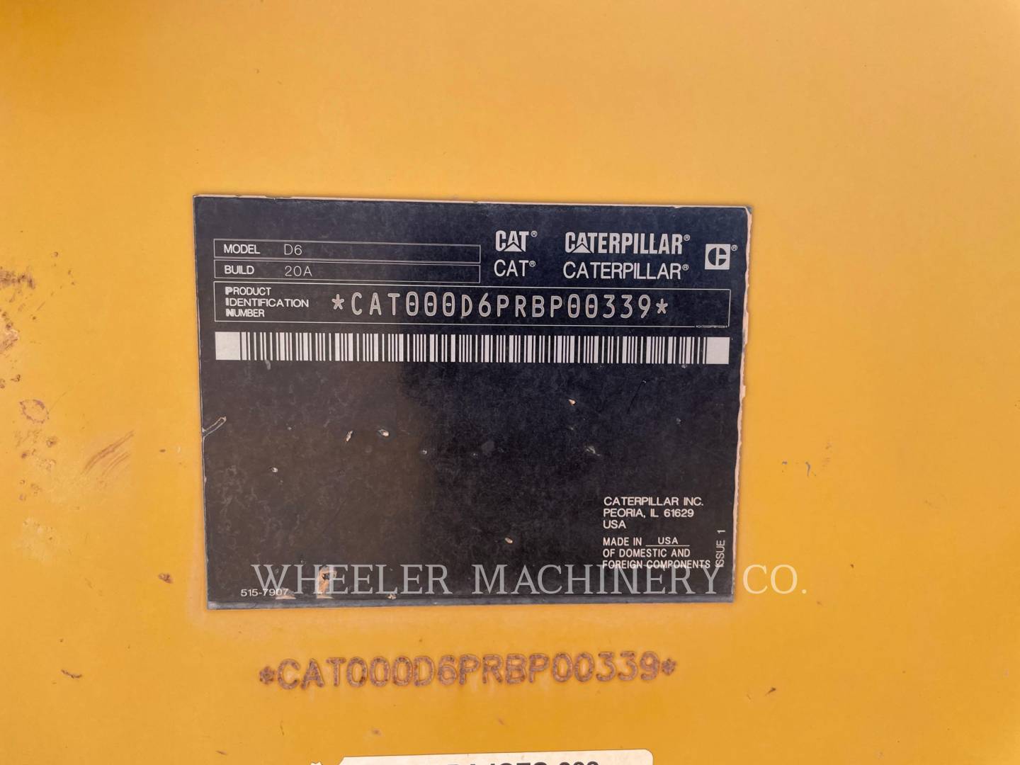 2019 Caterpillar D6 XL PAT Dozer