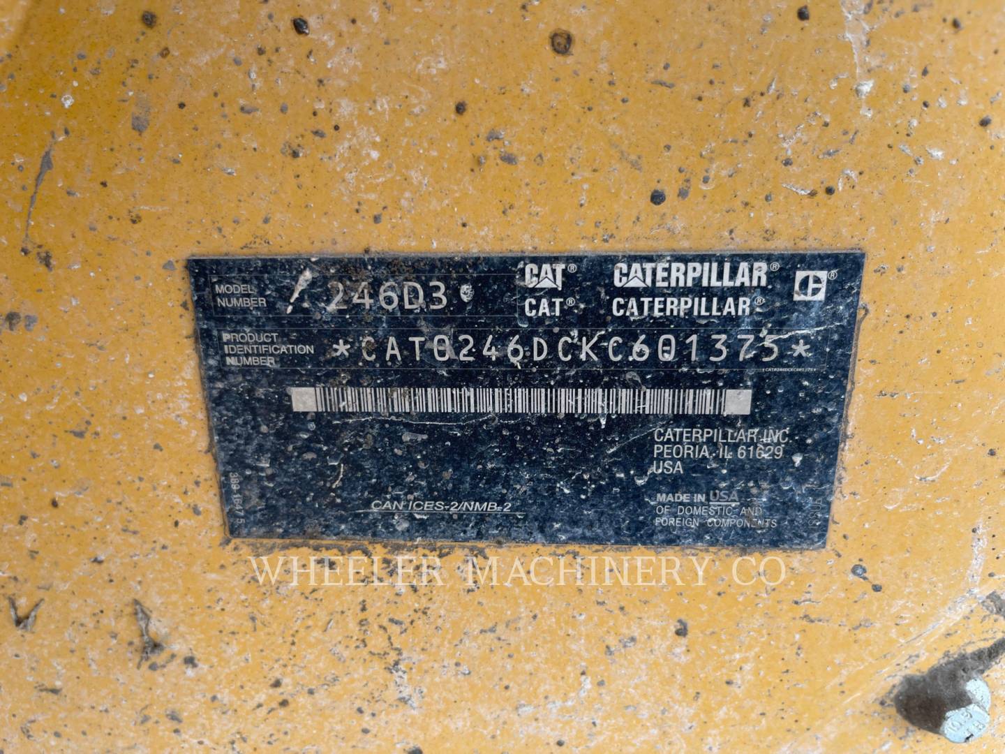 2021 Caterpillar 246D3 C3H2 Skid Steer Loader