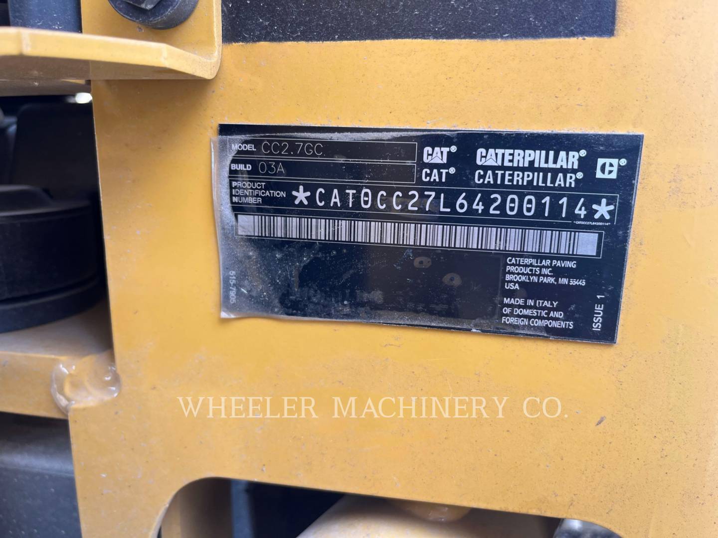 2022 Caterpillar CC2.7 GC Roller