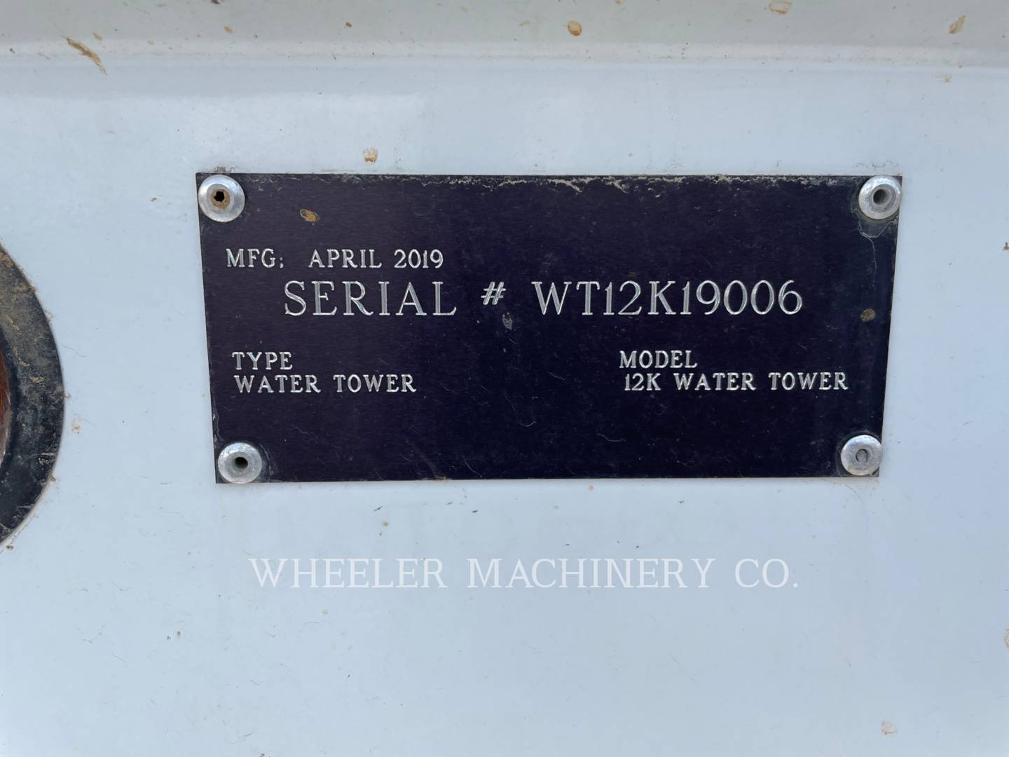 2019 Misc WT 12K TNK Water Truck