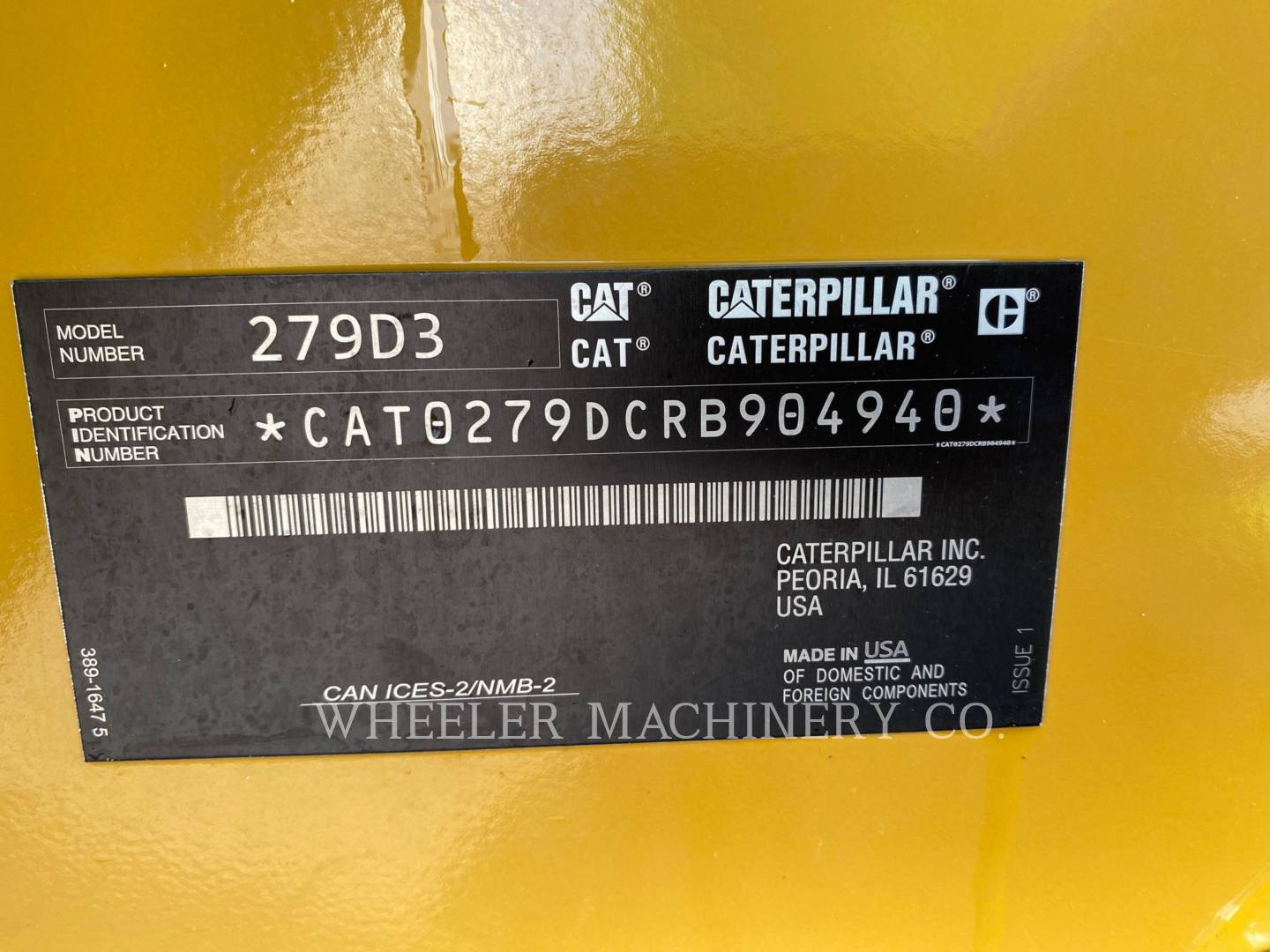 2023 Caterpillar 279D3 C3HF Compact Track Loader