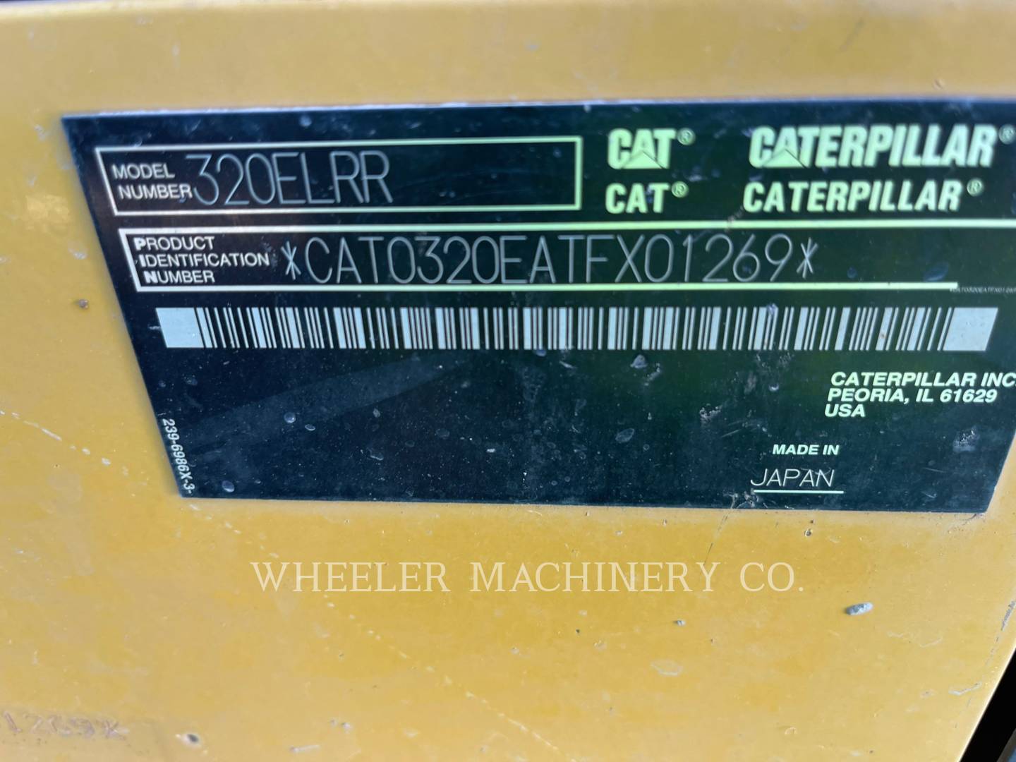 2015 Caterpillar 320E LRR Excavator