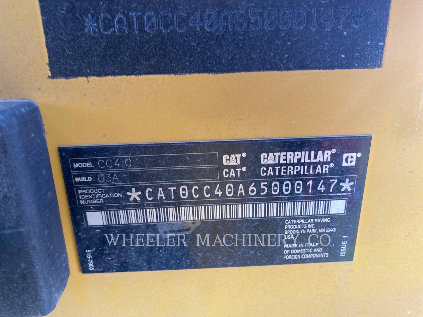 2022 Caterpillar CC4.0 Vibratory Double