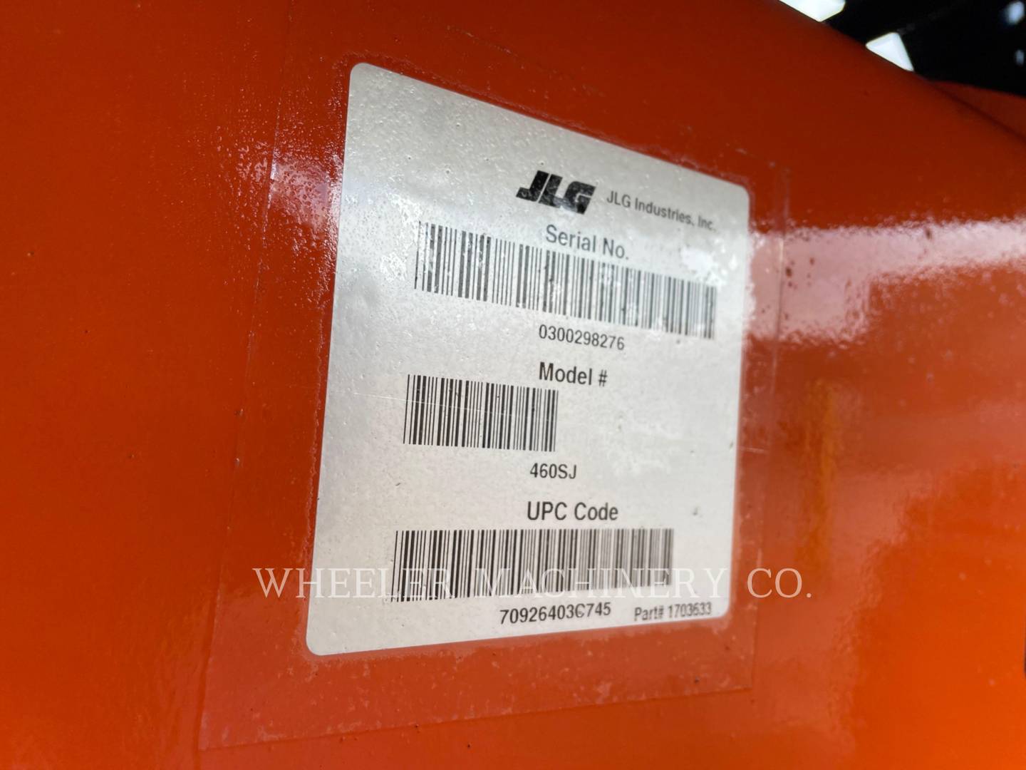 2022 JLG 460SJ SP Lift Truck