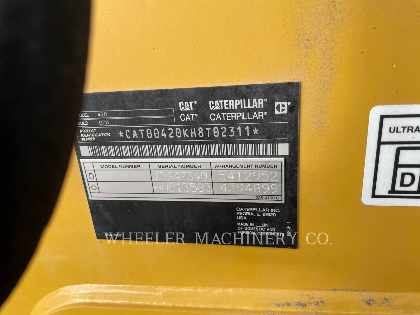 2022 Caterpillar 420 CF Tractor Loader Backhoe