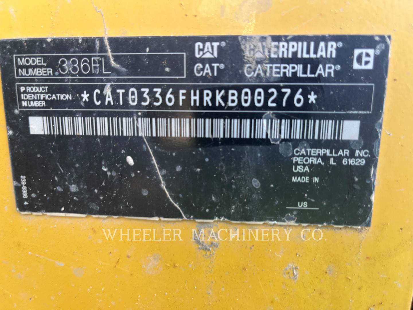 2014 Caterpillar 336F L Excavator